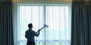 Commercial curtain steam cleaning service milton hotels offices